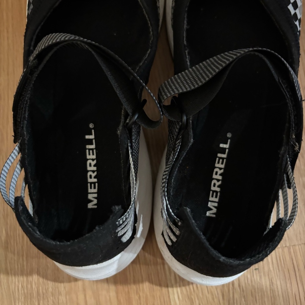 Merrell Bravada Women's Black & White Slip-On Mary Jane Sneakers - Picture 8 of 8
